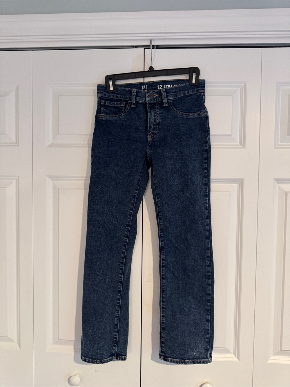 GAP Kids Straight Leg Jeans - Dark Indigo Blue